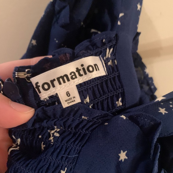 Reformation Christine Dress in Starry Night - Picture 4 of 7